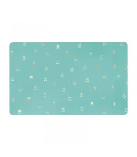 پد و زیر دستی میز ایکیا مدل BÖNSYRSA طرح سبز