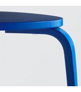 چهارپایه چوبی ایکیا مدل KYRRE رنگ آبی