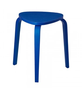 چهارپایه چوبی ایکیا مدل KYRRE رنگ آبی