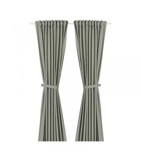 پرده ایکیا مدل LENDA رنگ سبز روشن