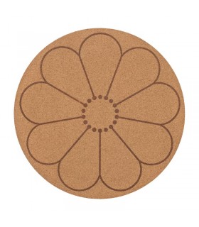 زیر بشقابی ایکیا مدل SVARTVIDE طرح گل