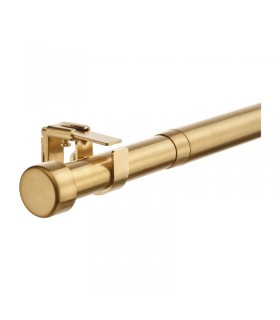 ست میله پرده ایکیا مدل BEKRÄFTA سایز 120-210 رنگ طلایی