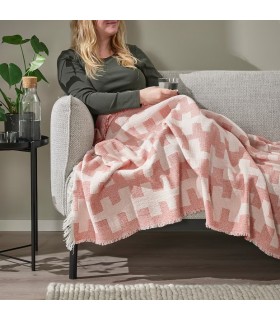 پتو و رو انداز ایکیا مدل SLÅNSPINNMAL سایز 130x170