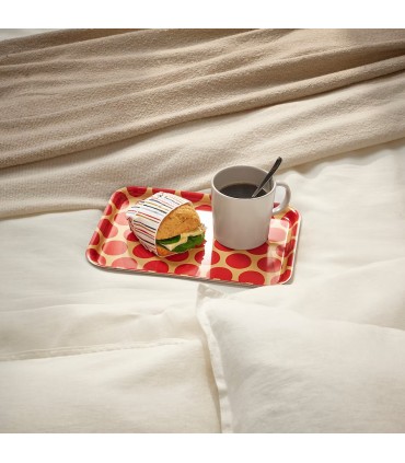 سینی ایکیا مدل SNÖKRABBA سایز 20x28 سانتی متر