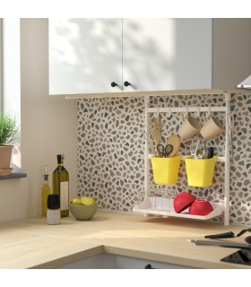 نگهدارنده آویز ایکیا مدل SUNNERSTA زرد روشن