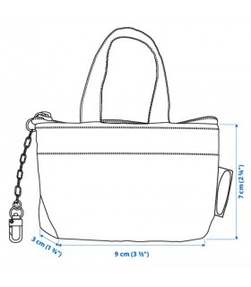 جا کلیدی ایکیا مدل KNÖLIG سایز 9x7 سانتی متر