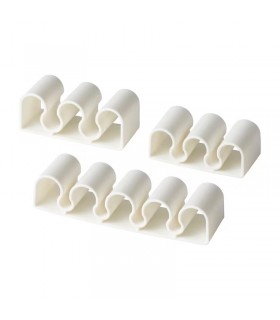نگهدارنده کابل ایکیا مدل KALKSTUFF ست ۳ تایی رنگ سفید