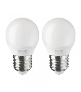 ست ۲ تایی لامپ اپال ایکیا مدل SOLHETTA E27 250