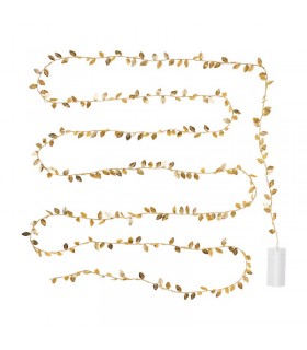 ریسه برگ طلایی LED ایکیا مدل STRÅLA