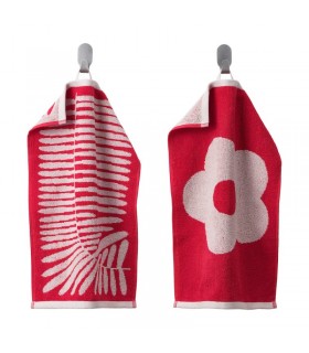 ست ۲ تایی حوله مهمان ایکیا مدل MAJSMOTT سایز 30x50