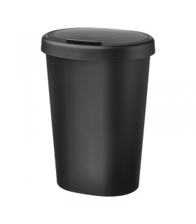 سطل زباله ایکیا مدل HÖLASS مشکی ۸ لیتری