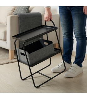 میز کناری ایکیا مدل HATTÅSEN رنگ مشکی