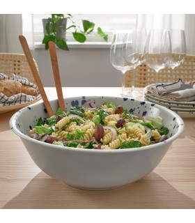 کاسه سالاد طرح دار ایکیا مدل SILVERSIDA قطر ۲۸ سانتی متری