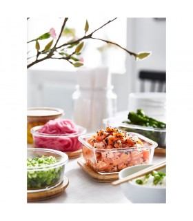 درب بامبو ظرف نگهدارنده ایکیا مدل IKEA 365+