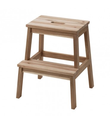 چهارپایه چوب اقاقیا ایکیا مدل BEKVÄM