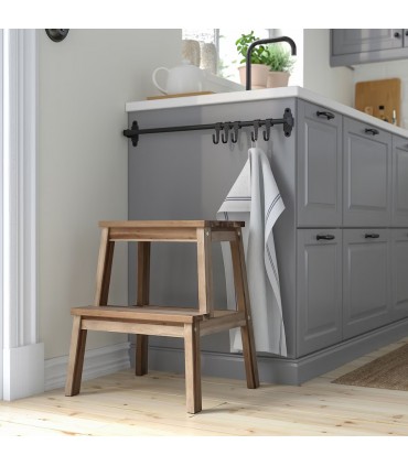 چهارپایه چوب اقاقیا ایکیا مدل BEKVÄM