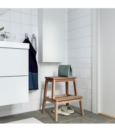 چهارپایه چوب اقاقیا ایکیا مدل BEKVÄM