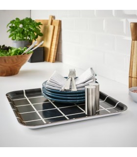 سینی ایکیا مدل RÖDKNOT سایز 33x33 سانتی متر