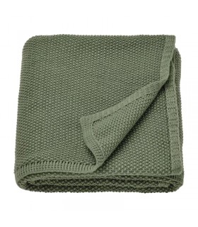 شال مبل و پتو بافتنی ایکیا مدل HUMLEMOTT رنگ سبز