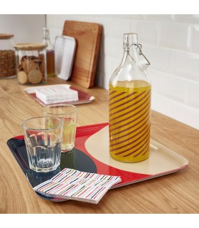 بطری ۱ لیتری ایکیا مدل KORKEN طرح قرمز