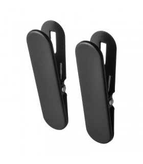 ست ۲ تایی گیره پگ بورد ایکیا مدل SKÅDIS رنگ مشکی