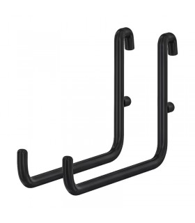 ست ۲ تایی قلاب پگ بورد ایکیا مدل SKÅDIS رنگ مشکی