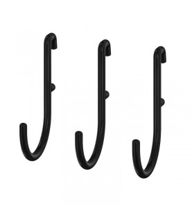 ست ۳ تایی قلاب پگ بورد ایکیا مدل SKÅDIS رنگ مشکی