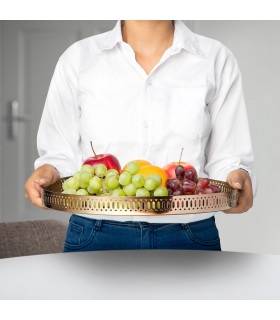 سینی طلایی ایکیا مدل GOKVÄLLÅ سایز 35x2