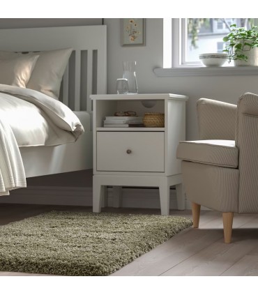 قالیچه خاکستری/ سبز ایکیا مدل VOLLERSLEV سایز 80x150 سانتی متر