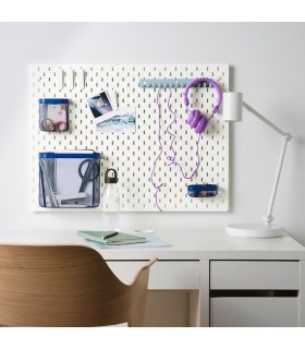 آویز چندتایی صفحه پگ بورد ایکیا مدل SKÅDIS آبی تیره