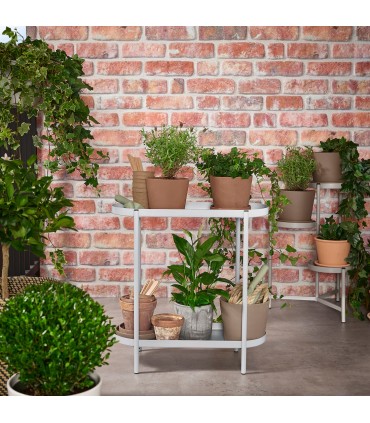 استند گل ایکیا مدل OLIVBLAD خاکستری روشن