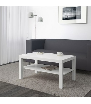 میز جلو مبلی ایکیا مدل LACK رنگ سفید