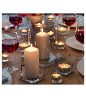 جا شمعی کریستالی ایکیا مدل GLASIG