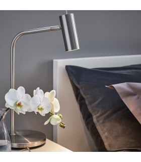 چراغ مطالعه ایکیا مدل VIRRMO رنگ نقره ایی