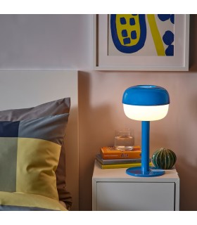 آباژور رومیزی ایکیا مدل BLÅSVERK رنگ آبی