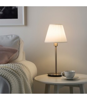 پایه آباژور رو میزی ایکیا مدل SKAFTET سیلور