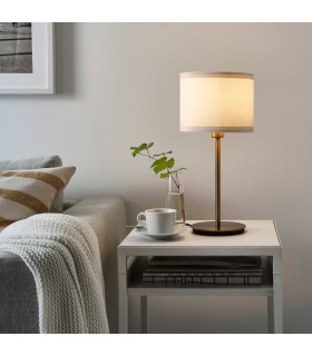 پایه آباژور رو میزی ایکیا مدل SKAFTET طلایی