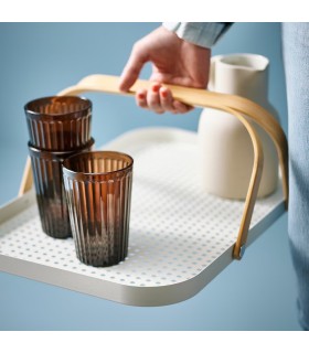 سینی با دسته بامبو ایکیا مدل GRÖNFISK