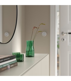 گلدان شیشه ایی ایکیا مدل TIDVATTEN رنگ سبز