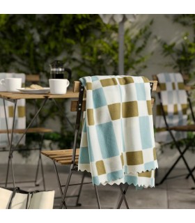 پتو و شال مبل ایکیا مدل SVARTFIBBLA