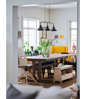 لوستر ۳ شاخه ایکیا مدل AGUNNARYD