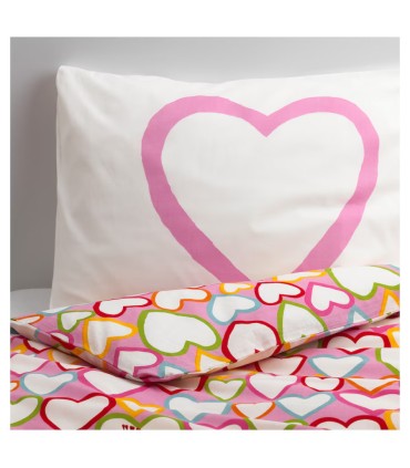 روتختی ایکیا مدل VITAMINER HJÄRTA سایز 150x200 طرح قلب