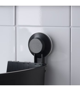 شلف گوشه حمام ایکیا مدل TISKEN رنگ مشکی