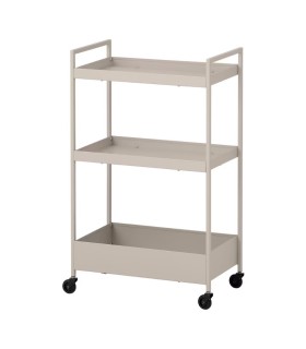 ترولی ایکیا مدل NISSAFORS رنگ بژ