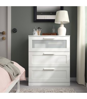 دراور ۳ کشو ایکیا مدل BRIMNES سایز 78x95
