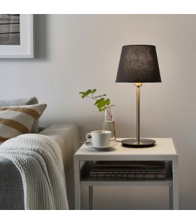 شید لوستر و آباژور ایکیا مدل SKOTTORP خاکستری تیره