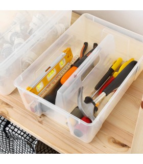 باکس دسته دار ایکیا مدل SAMLA سایز 37x25x12