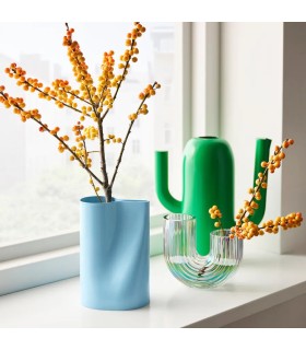 گلدان و آبپاش ایکیا مدل CHILIFRUKT آبی روشن