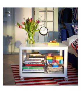 میز جلو مبلی چرخ دار ایکیا مدل TINGBY سایز 64x64