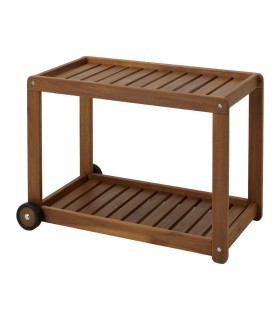 ترولی چوبی ایکیا مدل BRÖGGAN سایز 83x40x57